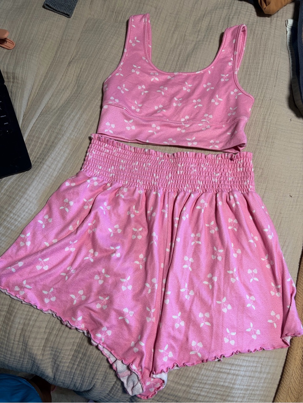 Pink Floral z supply pajama Set - Bottoms